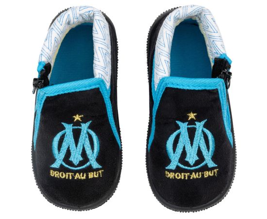 lacitesport.com - Chaussons bébé garçon OM - Collection officielle Olympique de Marseille, Couleur: Noir, Taille: 18