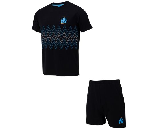 lacitesport.com - Pyjama pyjashort OM - Collection officielle Olympique de Marseille, Couleur: Noir, Taille: S