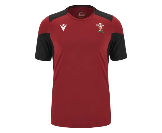 lacitesport.com - Macron Pays de Galles T-shirt Training 23/24 Homme, Couleur: Rouge, Taille: 2XL