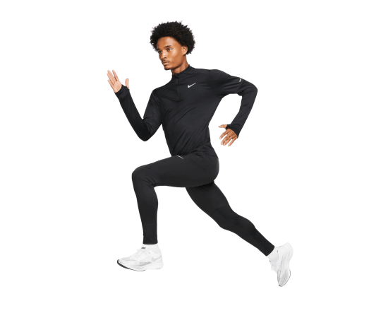 lacitesport.com - Nike Dri-FIT Element Top Running Manches longues Homme, Couleur: Noir, Taille: M