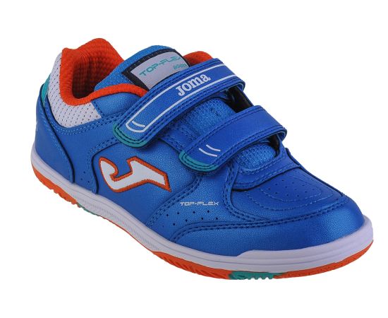 lacitesport.com - Joma Top Flex 2304 IN Chaussures de foot Enfant, Couleur: Bleu, Taille: 28