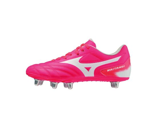 lacitesport.com - Mizuno Waitangi II CL Chaussures de rugby Adulte, Couleur: Rouge, Taille: 48,5