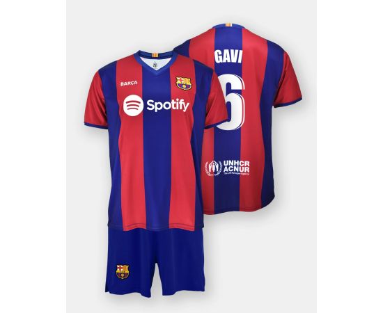 lacitesport.com - FC Barcelone Kit Domicile Replica Gavi 23/24 Enfant, Taille: 6 ans