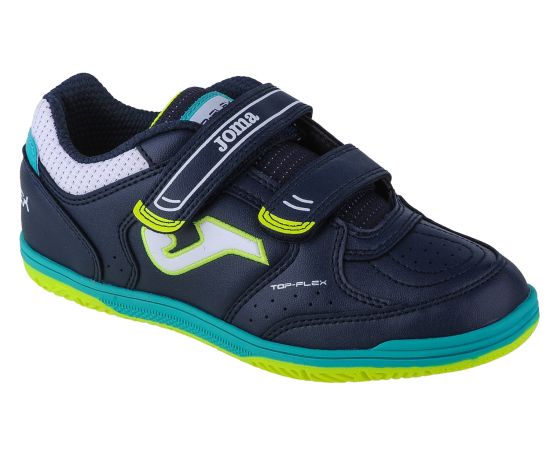 lacitesport.com - Joma Top Flex 2303 IN Chaussures de foot Enfant, Couleur: Bleu Marine, Taille: 33,5