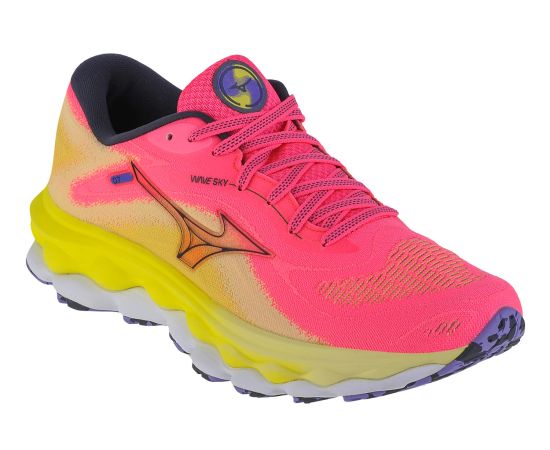 lacitesport.com - Mizuno Wave Sky 7 Chaussures de running Femme, Couleur: Rose, Taille: 38
