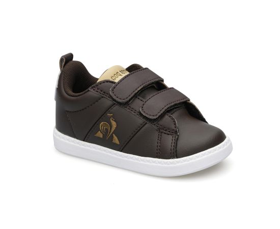 lacitesport.com - Le Coq Sportif Courtclassic Inf Baskets Basses Enfant, Couleur: Marron, Taille: 27