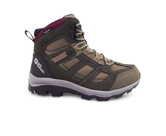 lacitesport.com - Jack Wolfskin Vojo 3 Texaporeid Chaussures De Randonnée Montantes Femme, Couleur: Vert, Taille: 37,5