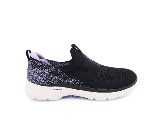 lacitesport.com - Skechers Go Walk 6 - Glimmering Chaussures Femme, Couleur: Noir, Taille: 36,5