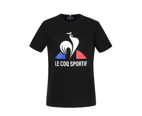 lacitesport.com - Le Coq Sportif ESS TEE N°1 T-Shirt Manches Courtes Enfant, Couleur: Noir, Taille: 12 ans