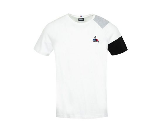 lacitesport.com - Le Coq Sportif Tee Bat N°1 T-Shirt Manches Courtes Homme, Couleur: Blanc, Taille: S