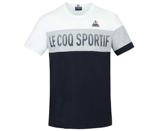lacitesport.com - Le Coq Sportif Saison 2 Ss N°1 M T-Shirt Homme, Couleur: Bleu, Taille: S