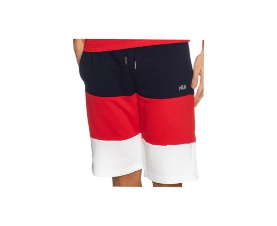 lacitesport.com - Fila Jake Blocked Short Homme, Couleur: Noir, Taille: S