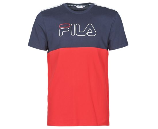 lacitesport.com - Fila Jopi Blocked Tape T-shirt Homme, Couleur: Noir, Taille: S