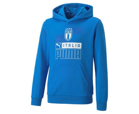 lacitesport.com - Puma Figc Ftblcor Hdy Jr Sweat Enfant, Couleur: Bleu, Taille: 6 ans