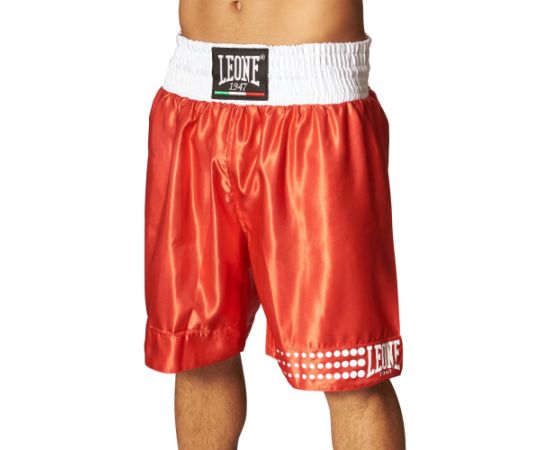 lacitesport.com - Leone 1947 Pantaloncino Short de boxe, Couleur: Rouge, Taille: S
