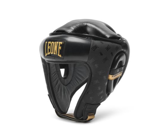 lacitesport.com - Leone 1947 DNA Casque de boxe, Couleur: Noir, Taille: L