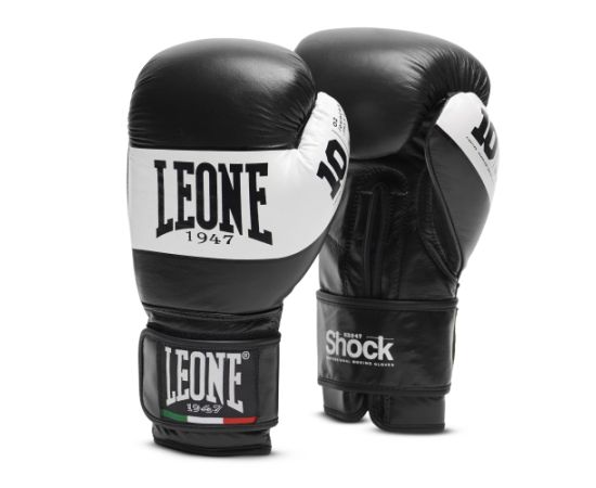 lacitesport.com - Leone 1947 Shock Gants de boxe, Couleur: Noir, Taille: 10oz