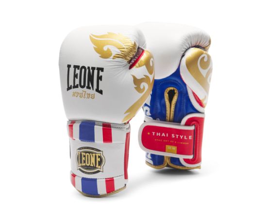 lacitesport.com - Leone 1947 Thai Style Gants de boxe, Couleur: Blanc, Taille: 16oz