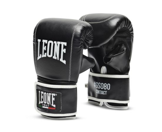 lacitesport.com - Leone 1947 Contact Gants de boxe sac, Couleur: Noir, Taille: M