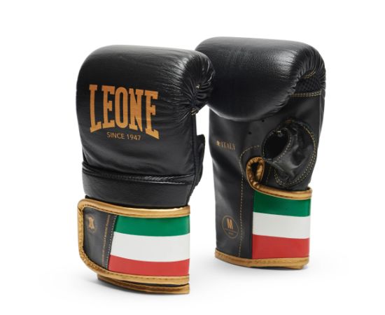 lacitesport.com - Leone 1947 Italy Gants de boxe sac, Couleur: Noir, Taille: M