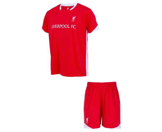 lacitesport.com - Ensemble maillot short enfant LFC Liverpool F.C. - Collection officielle - Enfant, Couleur: Rouge, Taille: 6 ans