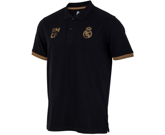 lacitesport.com - Polo Real Madrid - Collection officielle - Homme, Couleur: Noir, Taille: S