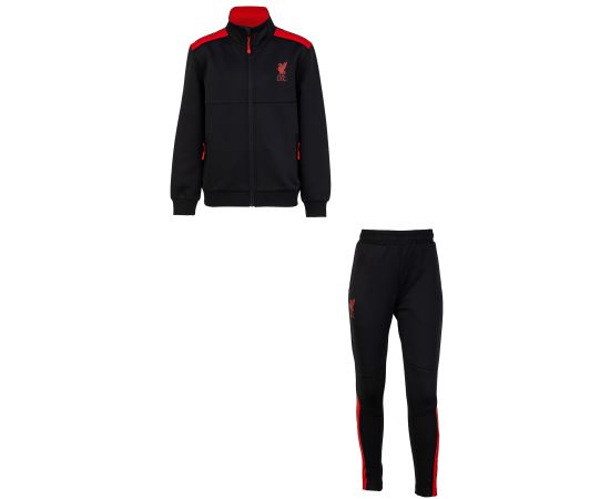 lacitesport.com - Survêtement fit enfant LFC Liverpool F.C. - Collection officielle - Enfant, Couleur: Noir, Taille: 6 ans