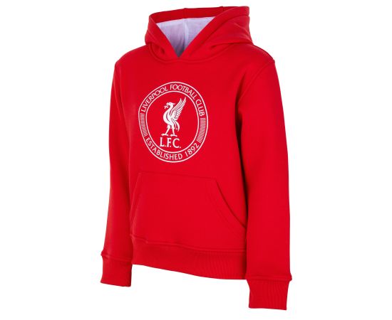 lacitesport.com - Sweat capuche enfant LFC Liverpool F.C. - Collection officielle - Enfant, Couleur: Rouge, Taille: 6 ans