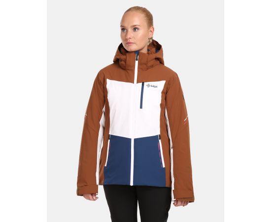 lacitesport.com - Veste de ski pour femme Kilpi VALERA-W, Couleur: Marron, Taille: 36