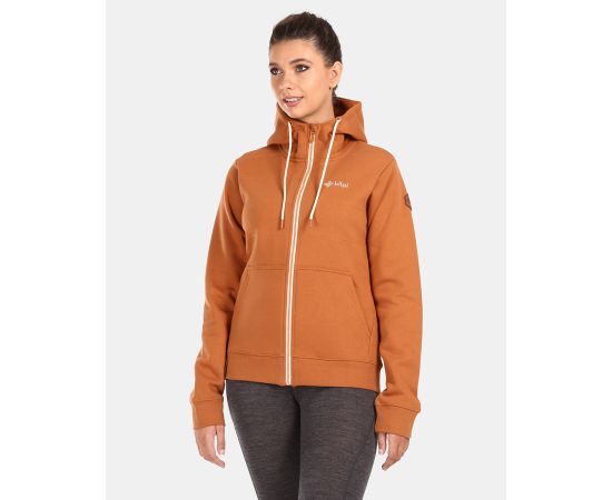 lacitesport.com - Sweat à capuche en coton pour femme Kilpi RAJANA-W, Couleur: Marron, Taille: 36