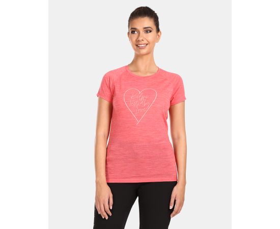 lacitesport.com - T-shirt en laine merinos pour femme ZARJA-W, Couleur: Rose, Taille: 36