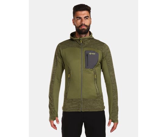 lacitesport.com - Sweat à capuche fonctionnel pour homme Kilpi FRENI-M, Couleur: Vert, Taille: L