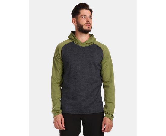 lacitesport.com - Pull en laine mérinos pour homme Kilpi MOSEO-M, Couleur: Vert, Taille: 3XL