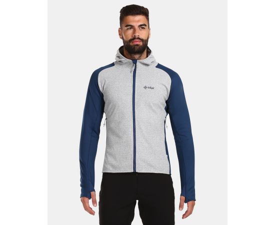 lacitesport.com - Sweat à capuche en polaire pour homme Kilpi VERSAM-M, Couleur: Bleu, Taille: XL