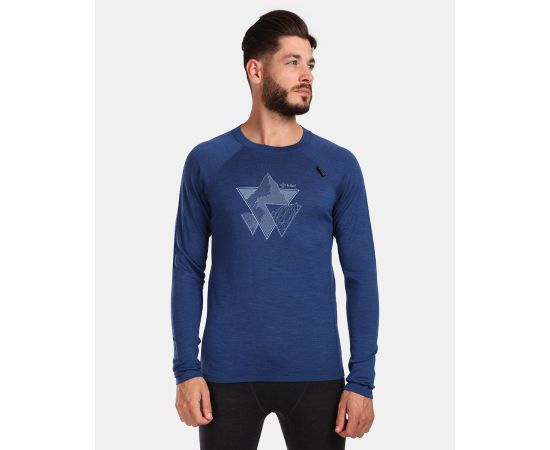 lacitesport.com - T-shirt fonctionnel à manches longues pour homme KILPI MAVORA TOP-M, Couleur: Bleu, Taille: 3XL