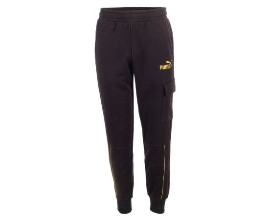 lacitesport.com - Puma Minimal Gold Pantalon Jogging Homme, Couleur: Noir, Taille: 2XL