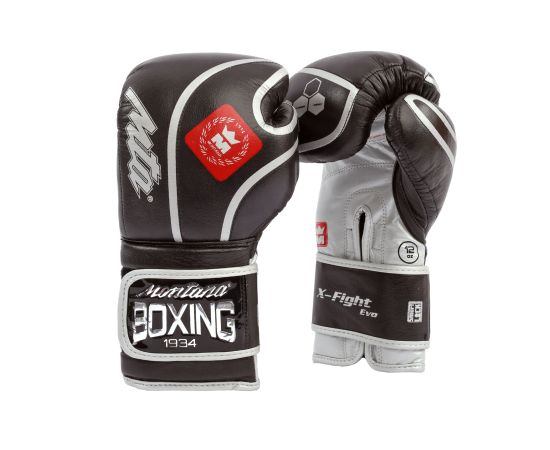 lacitesport.com - Montana X-FIGHT Evo Blackforce Gants Multiboxes, Couleur: Noir, Taille: 10oz