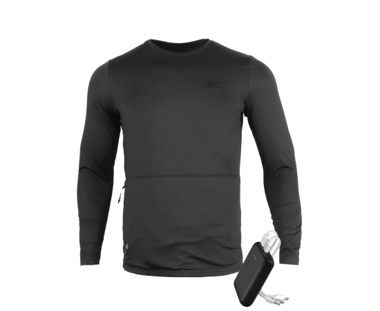 lacitesport.com - Bodycross T-shirt ML Chauffant DIONIS Noir, Couleur: Noir, Taille: M
