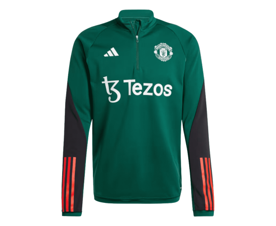 lacitesport.com - Adidas Manchester United Sweat Training 23/24 Homme, Couleur: Vert, Taille: L