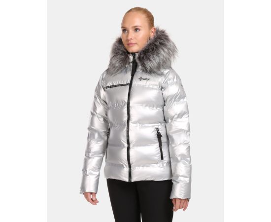 lacitesport.com - Veste de ski argentée pour femme Kilpi LTD SIRIUS-W, Taille: 36