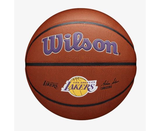 lacitesport.com - Ballon NBA Wilson Team Alliance LA Lakers, Taille: T7