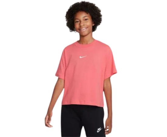 lacitesport.com - Nike Essentials Boxy T-shirt Enfant, Couleur: Rose, Taille: M (enfant)
