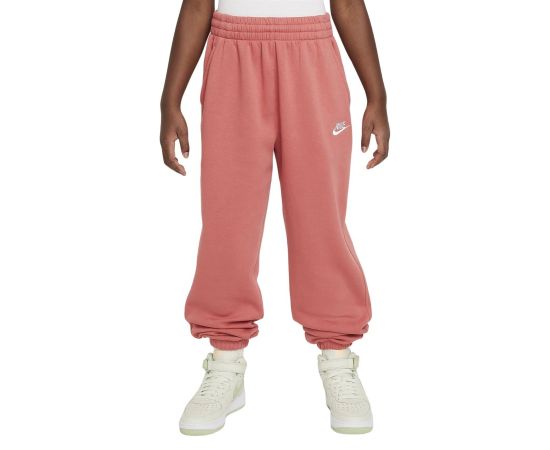 lacitesport.com - Nike Club Fleece Loose Pantalon Jogging Enfant, Couleur: Rose, Taille: L (enfant)