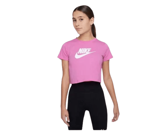 lacitesport.com - Nike Sportswear Futura Crop T-shirt Enfant, Couleur: Rose, Taille: M (enfant)