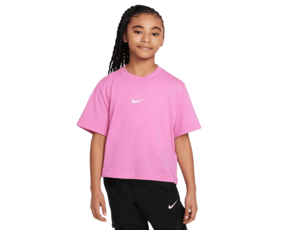 lacitesport.com - Nike Sportswear Essential T-shirt Enfant, Couleur: Rose, Taille: M (enfant)