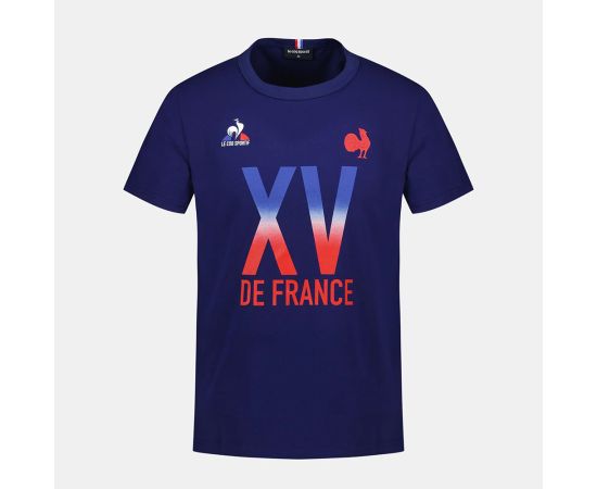lacitesport.com - Le Coq Sportif XV de France T-shirt Homme, Couleur: Bleu, Taille: S