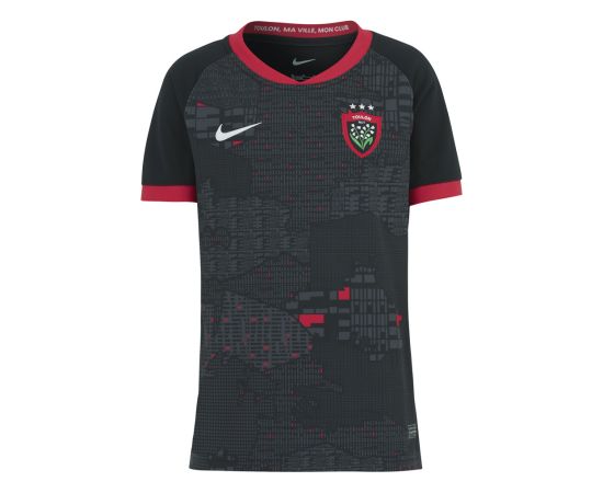 lacitesport.com - Nike RC Toulon Maillot Third Coupe d'europe 23/24 Enfant, Couleur: Noir, Taille: 14 ans