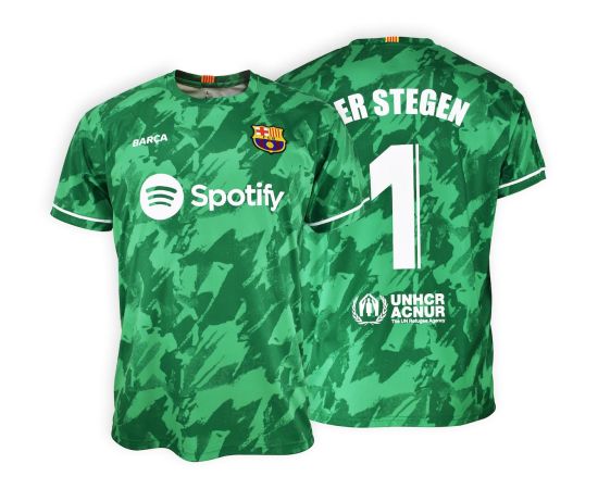 lacitesport.com - Kit FC Barcelone Gardien Domicile Ter Stegen Replica 23/24 Adulte, Taille: M