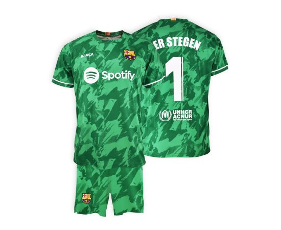 lacitesport.com - Kit FC Barcelone Gardien Domicile Ter Stegen Replica 23/24 Enfant, Taille: 6 ans