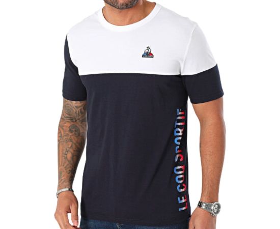 lacitesport.com - Le Coq Sportif Tricolore N°3 T-shirt Homme, Couleur: Bleu, Taille: M